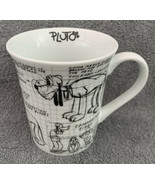 Walt Disney Mickey 90 Years Sketchbook Ceramic PLUTO Mug Coffee Cup New - £11.82 GBP