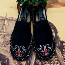 Chinese Style Casual Shoes New Fashion Old Beijing Cloth Shoes Embroidery Flower - £52.92 GBP