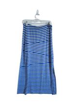 CHICO&#39;S Womens Skirt TINLEY Striped Maxi Side Slit Blue/White Size 1 / M... - $17.27