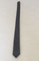 Men&#39;s vintage necktie Spats brand blue with small checked pattern - $26.91 CAD