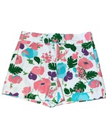 Janie And Jack Girls Floral Print Shorts Size 7 Cotton - £11.43 GBP