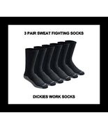 DISCONTINUED DICKIES BLACK SIZE 6-12 PERFORMANCE WORK CREW DRI-TECH SOCK... - $247.27 MXN