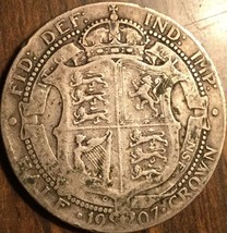 1907 Uk Gb Great Britain Silver Half Crown Coin - £18.47 GBP