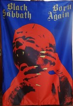BLACK SABBATH Born Again FLAG CLOTH POSTER BANNER CD LP Ozzy - £15.98 GBP