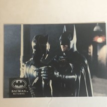 Batman Returns Vintage Trading Card Topps Chrome #28 Michael Keaton Pfiefer - $1.97