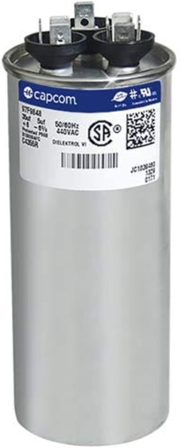 Genteq Capacitor Round 35/5 Mfd 440 Volt 97F9848, Replaces Ge Z97F9899 /... - $30.93