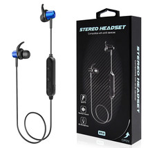 [Pack Of 2] Magnetic Bluetooth Earphone Headset With Mic In Navy - £27.80 GBP