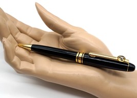Black with Gold Trim Kiwanis International Ballpoint Pen in Case - $13.33