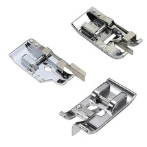 3Pcs Sewing Machine Presser Foot Set Of 1/4 Inch Quilting Patchwork Pres... - $17.99