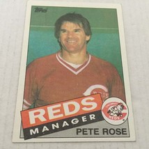 1985 Topps Cincinnati Pete Rose Trading Card #547 - £3.15 GBP