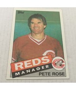 1985 Topps Cincinnati Pete Rose Trading Card #547 - £2.98 GBP