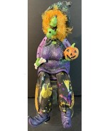 Shelly Cominskey &quot;Happy Haunting Witch Shelf Sitter&quot; Resin Collectable - $14.03