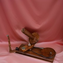 HANDMADE WOODEN YARN BALL WINDER - Exquisite rosewood yarn ball winder - $55.00