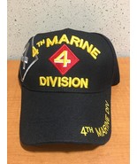 4th Marine Division &amp; logo on a black ball cap - €17,36 EUR