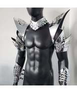 Burning Man Holographic Silver Dragon Scale Rave Festival Armor Costumes... - $128.00