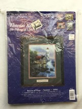 Thomas Kinkade The Painter of Light Cross Stitch Candamar Designs opened... - $406.40 MXN