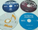 Nintendo Wii Games Lot of 4 Bundle Guitar Hero Sing It Wii Music Sports - $19.34