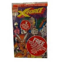 X Force #1 Opened Polybag w/ Sunspot &amp; Gideon Trading Card Marvel Comics - £3.19 GBP