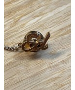 Vintage Name Ed Gold Tone Tie Pin Lapel Hat Estate Men&#39;s Jewelry Find KG JD - $277.99 MXN