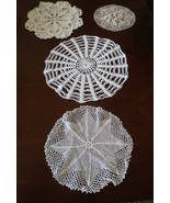 Lot of Vintage White and Off White Doilies - £12.50 GBP