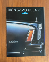 The New Monte Carlo Chevrolet 1978 Sales Brochure Booklet - $15.00