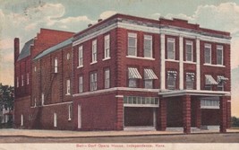 Bel Dorf Opera House Independence Kansas KS 1907 Pittsburg Postcard D23 - £2.38 GBP