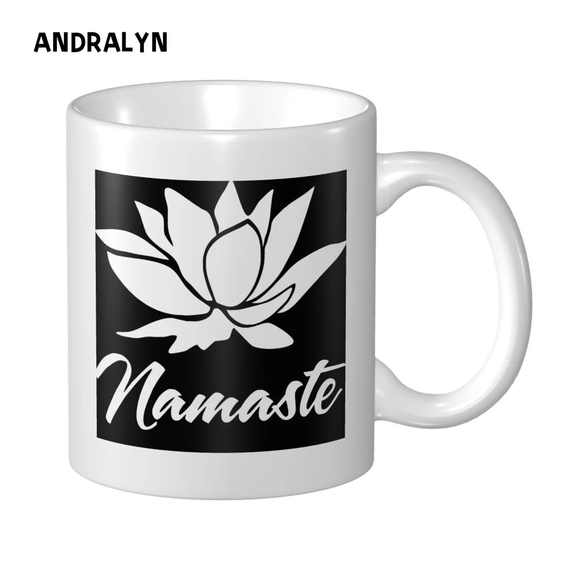 Namaste Flower Mug Coffee Mugs Christmas GIft Cup Stanley Cups - £16.10 GBP