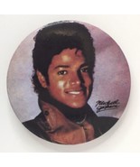 Vintage Michael Jackson Button Pin Badge 1980s Original 2.25&quot; Pop Royalt... - $14.00