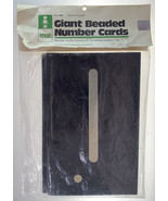 Ideal Giant beaded Number Cards - $9.23 CAD