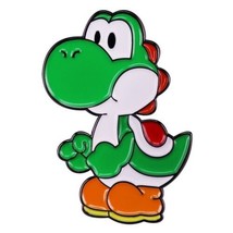 Super Mario Bros Video Game Yoshi Figure Standing Metal Enamel Pin NEW UNUSED - £6.26 GBP