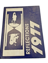 Yearbook Gill High School Annual Chesterfield Virginia VA Book Reflections 1977 - £26.44 GBP