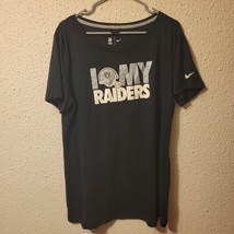 Nike Las Vegas Raiders Team Apparel Raglan Black Size XXL - $21.29