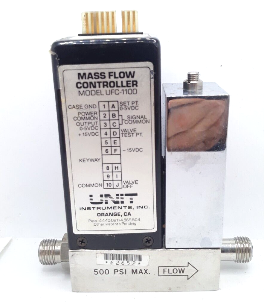 UNIT UFC-1100 MASS FLOW CONTROLLER RANGE 5 SLM GAS SiH4 - $39.99