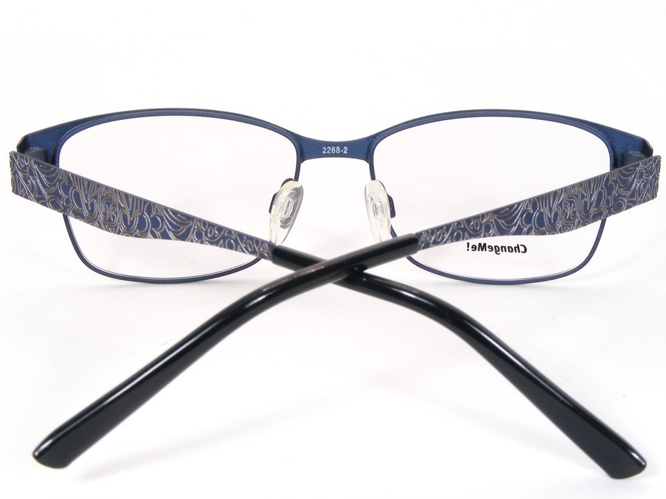 ChangeMe! 2268-2 8508-2 Blue UNIQUE RARE EYEGLASSES GLASSES 50-15-135mm Germany Item image 3