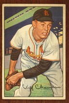 Vintage Baseball Card 1952 Bowman #14 Cliff Chambers St Louis Cardinals Pitcher - $11.35