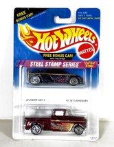 Hot Wheels: Steel Stamp Series  - Twin Pack #3 &#39;56 Flashsider &amp; #2 Zender Fact 4 - $9.48