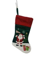 Hobby Lobby Christmas Stocking HoHoHo Santa Claus with Gifts Christmas Tree  - £11.85 GBP