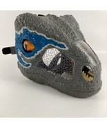 Jurassic World Chomp Roar Electronic Mask Velociraptor Blue Dinosaur Hal... - $54.09 CAD