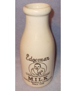 Edgeman Milk Stoneware Bottle Santa Monica Dairy Co  - $17.76 CAD