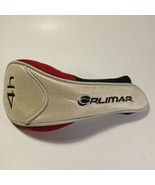 Orlimar 4H White / Red Slip-on Golf Club Head Cover Hybrid Rescue Embroi... - £7.06 GBP