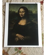 Mona Lisa - Leonardi Da Vinci - Fabag-Druck Original Lithograph Art Print - £63.35 GBP
