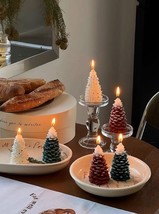 Set of 3 Pine Cone Scented Soy Wax Candles - Festive Holiday Decor - $138.35 CAD