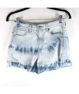 American Eagle Blue Tie Dye Comfort Stretch Waistband Highest Rise Mom S... - £11.39 GBP