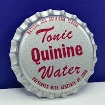 Soda pop bottle cap vintage advertising drink Quinine tonic water silver... - £6.17 GBP
