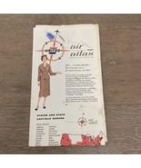 Vintage June 1961 United Airlines Air Atlas Map Route Map - $16.35 CAD