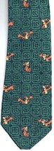 Disney Necktie Tigger Winnie The Pooh A A Milne Green Polyester - £11.04 GBP