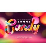 Yummy Candy Font - €11,93 EUR