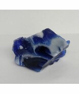 vintage Guernsey Glass 3oz Cobalt Blue Slag Glass Cullet paper weight aq... - $246.90 MXN
