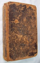 1817 ANTIQUE LEATHER BOUND HOLY BIBLE KING JAMES HUDSON &amp; CO HARTFORD CT... - $98.99