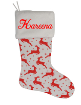 Kareena Custom Christmas Stocking Personalized Burlap Christmas Decoration - $17.99